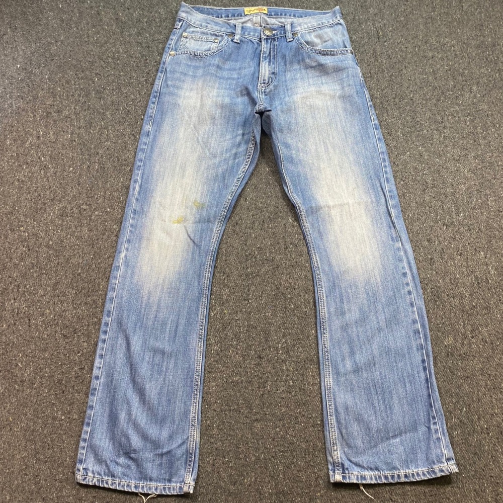 Wrangler 20X Jeans Sz 33 Mens Blue Western Grunge Skater Relaxed Straight 42MWX